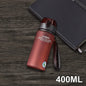 1-2PCS Portable BPA Free Leak Proof Sports&Fitness Frosted Water Bottle High Quality Children and Adults Casual Water Cup
