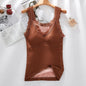 40-90 Kg Plus Size Thermal Underwear Female Velvet Lace V-neck Sexy Slim Warm Vest Camisole Cotton Tank Tops термобелье женское