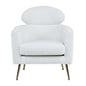 Armchair Home ESPRIT White Silver Metal 71 x 75 x 95 cm