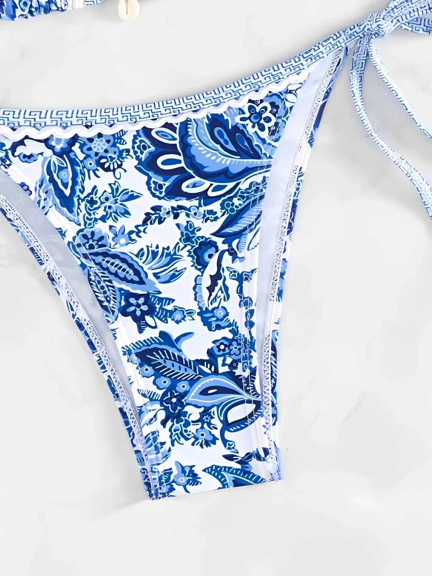 2025 Halter String Triangle Two Piece Bikini Women Swimwear Female Swimsuit Bathers Bathing Swimming Suit Beachwear Summer