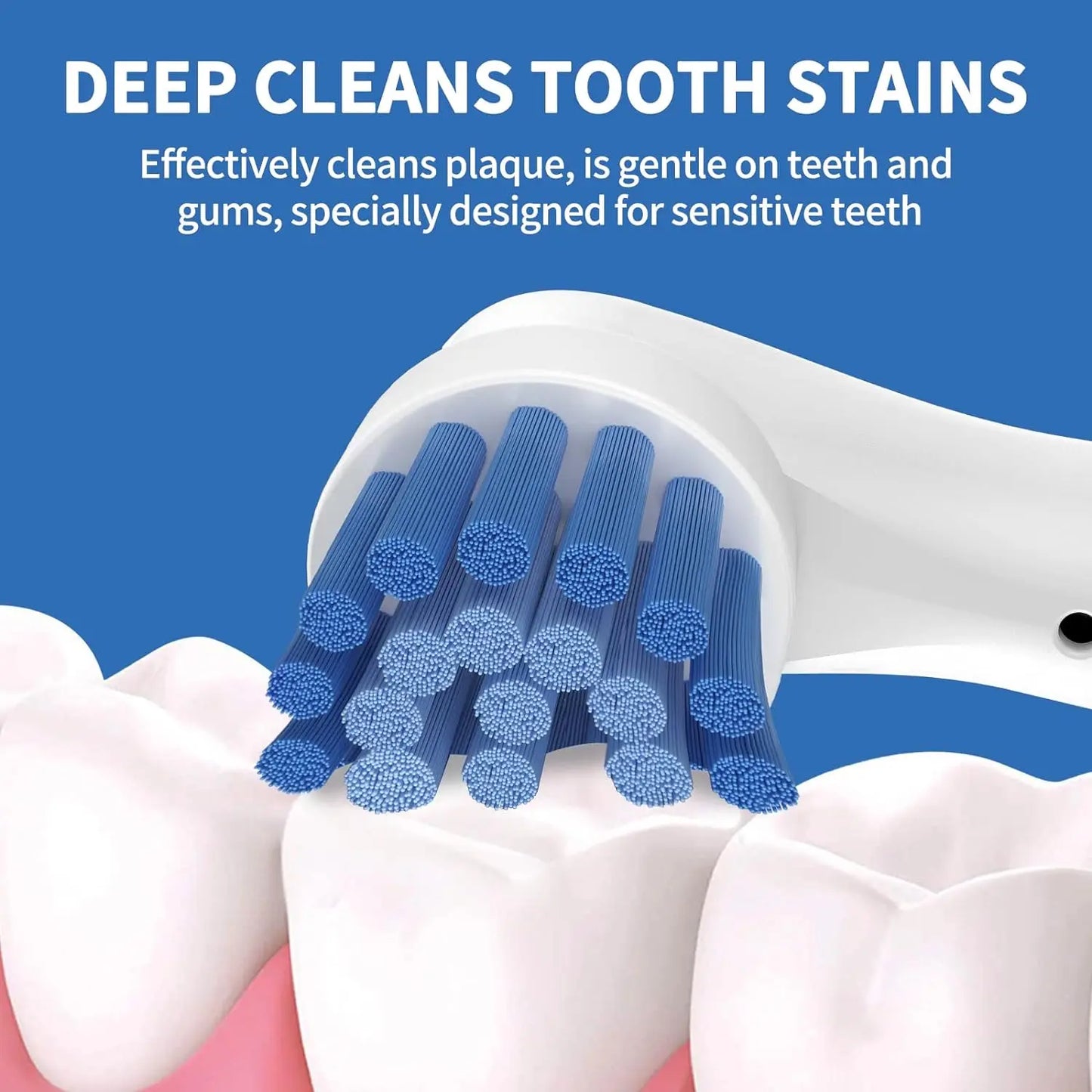 4/8PCS Replacement Brush Heads for Oral B Electric Toothbrushes Floss Cross Action 3D Pro White Precision Standard Daily Clean