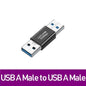 Universal USB 3.0 OTG Type C Adapter USB C Male to USB-A Male Female Converter for Macbook Huawei Samsung Xiaomi Ipad Connector