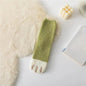 Autumn Winter Coral Velvet Socks Cute Cat Claw Socks For Women Children Girls Middle Tube Thickened Sleep Socks Home Floor Socks
