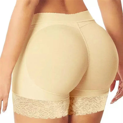 Culotte Remonte-Fesses Femme Faux Fessier Gaine Amincissante Rembourrée Sous-Vêtement Lady Remonte-Fesses Taille Haute Contrôle du Ventre Culotte de Hanches