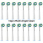 16/20PCS Brush Head nozzles for Oral B Electric Toothbrush Replacement Head Refill Sensitive Floss Cross Action for Oralb