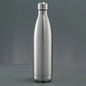 1pc 750ml/1000ml Stainless Steel Water Bottle, Large Capacity Portable Sports Bottles For Outdoor Camping Hiking Travel