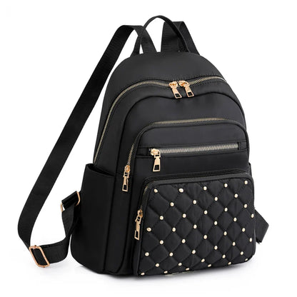 Sac à Dos Mode Femme, Sacs à Dos en Nylon de Haute Qualité, Grand Sac de Voyage pour Femmes, Grands Cartables pour Filles Adolescentes, Sac à Bandoulière