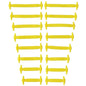 16pcs/lot Silicone Shoelaces No Tie Shoelaces 12 colors Elastic Lace Shoelace Creative Lazy Silicone Laces Rubber Lace