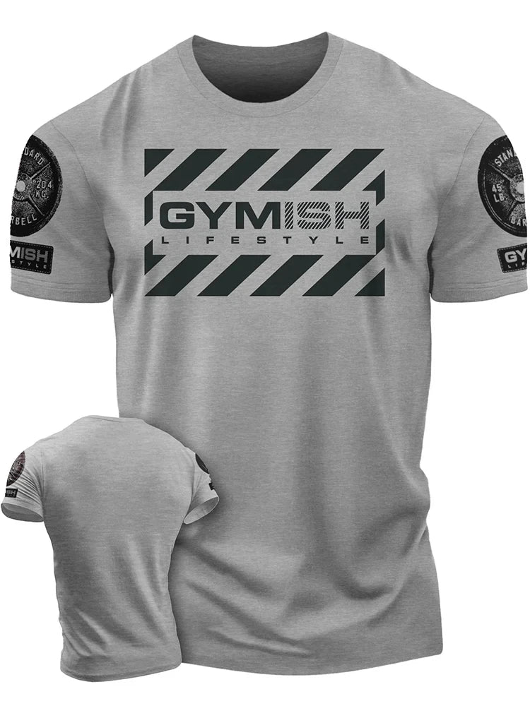 T-shirt homme imprimé 3D à manches courtes pour l'exercice complet, le plaisir et la forme physique. Manches courtes hardcore, nouvelles, belles et branchées.