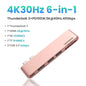 UGREEN Hub USB C 6-en-2 Type-C vers Thunderbolt 3 4K HDMI USB3.0 Adaptateur SD&TF pour MacBook Pro Air Station d'accueil Répartiteur USB-C