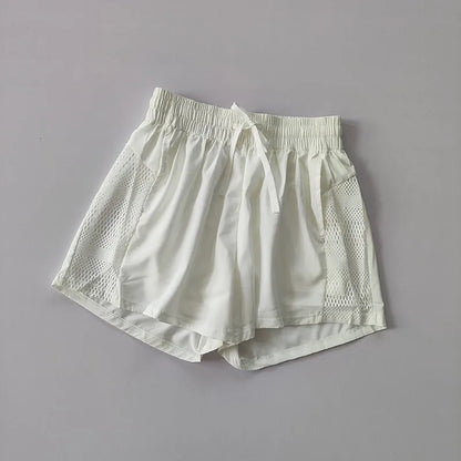 Women's Yoga Shorts High Waist Sport Fitness 2 in 1 Workout Shorts Running Pants Sports Shorts Casual Gym Quick Drying Shorts