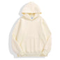 16.9oz 480gsm Heavy Weight Cotton Plus Velvet Hooded Sweater Men Thickened Tight Polar Fleece Pullover Hoodie Women Sweatshirt