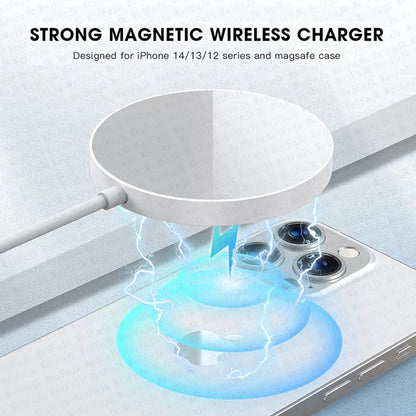 Wireless Charger For iPhone 16 15 14 13 12 Pro Max Plus AirPods Fast Charging Type C Magnetic Charge