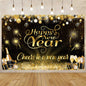 2025 Happy New Year Backdrops for Christmas Photography Decor Background Fireworks Celebrate Party Family Poster Photo Props