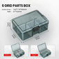 AIRAJ Plastic Tool Parts Box Storage Screw Box Tool Classification Electronic Component Drill Bit Accessories Thickened Grid Box