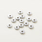 14K/18K Gold Plated 10-30Pcs 3/4/5/6/8mm Spacer Beads for DIY Necklace Bracelet Jewelry Making Supplies Accessories Wholesale