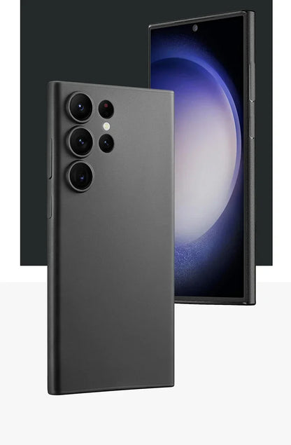 UltraThin 0.3mm shockproof transparent Outer case For Samsung Galaxy S24 Ultra Plus Solid Color Clear Frosted Matte PP Hard Case