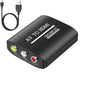 Convertisseur adaptateur composite AV vers HDMI RCA vers HDMI HD 1080P avec câble USB Adaptateur AV CVBS pour N64 Wii PS1/2/3 Xbox One SNES, etc.