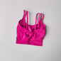 Women's Sports Bras Fitness Top, Sexy Lingerie, Push Up Fixed Pad, Yoga Bra, Back knotted Underwear, Running Vest, Gym Tops
