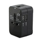 Global Universal Conversion Travel Plug USB Sockets EU US AC Power Adapter Converter With Child Protection Safety Cover Locking