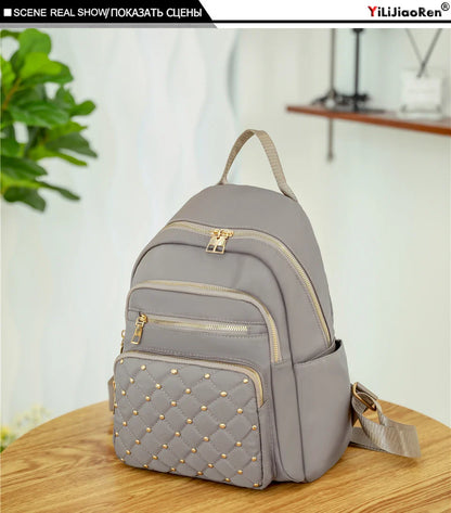 Sac à Dos Mode Femme, Sacs à Dos en Nylon de Haute Qualité, Grand Sac de Voyage pour Femmes, Grands Cartables pour Filles Adolescentes, Sac à Bandoulière