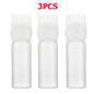 3pcs180ml Hair Oil Applicator Bottle Repeatable Filling Bottle Oil Applicator Bottle for Hair Professional Hairdressing Tools