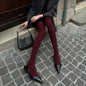 Collants Talenza pour femmes, bas fins, collants, leggings super élastiques grande taille, collants rouges sexy pour femmes, printemps automne hiver