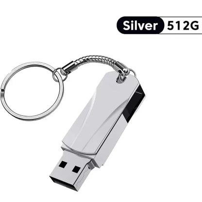Clé USB 3.0 512 Go 1 To 2 To Clé USB haute vitesse Clé USB étanche Clé USB Disque U cadeaux 256 Go