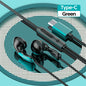 For Samsung Headphones HiFi Bass Stereo Volume Control With Mic Type C 3.5mm Eadphones For Galaxy S24 S23 S22 S21 Ultra Note 20