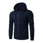 Autumn Men Sweatshirts Long Sleeve Jacket Hoodie Zipper Closure Jacket Male Hoodies Sweatshirt Slim Fit Male Clothing