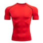 Men's T Shirt Outdoor Training Fitness Gym Jogging Running Sweatshirt Bat/-Man Compression Shirts Tight Elastic Breathable