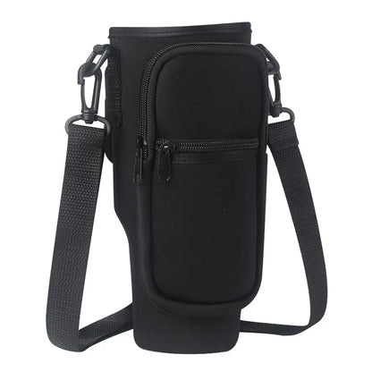 40oz Neoprene Water Bottle Carrier Bag For Stanley Quencher Cup Sleeve with Adjustable Shoulder Strap Water Bottle Holder Pouch