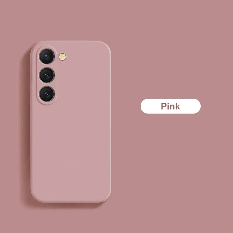 S23 S22 Ultra Plus Case  Liquid Silicone Phone Case For Samsung Galaxy S23 S 23 S22 Ultra Plus S23Plus S23Ultra Soft Cover