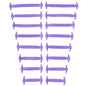 16pcs/lot Silicone Shoelaces No Tie Shoelaces 12 colors Elastic Lace Shoelace Creative Lazy Silicone Laces Rubber Lace