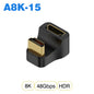 UGOURD HDMI2.1 Cable Adapter mini micro hdmi to HDMI 2.1 Converter 48Gpbs 8K60HZ 4K120HZ for HDTV Projector PS4 PS5 Laptop PC