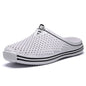 YRZL Men Summer Shoes Sandals Men's Holes Sandals Hollow Breathable Flip Flops Clogs Shoes Fashion Beach Slippers Big Size 45
