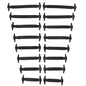 16pcs/lot Silicone Shoelaces No Tie Shoelaces 12 colors Elastic Lace Shoelace Creative Lazy Silicone Laces Rubber Lace
