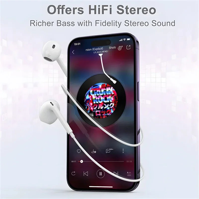 Original Type C Wired Headphone For Xiaomi Mi 14 13 12 Pro Ultra Lite 3.5MM Earphone Redmi Poco Huawei Samsung Earbuds Headset