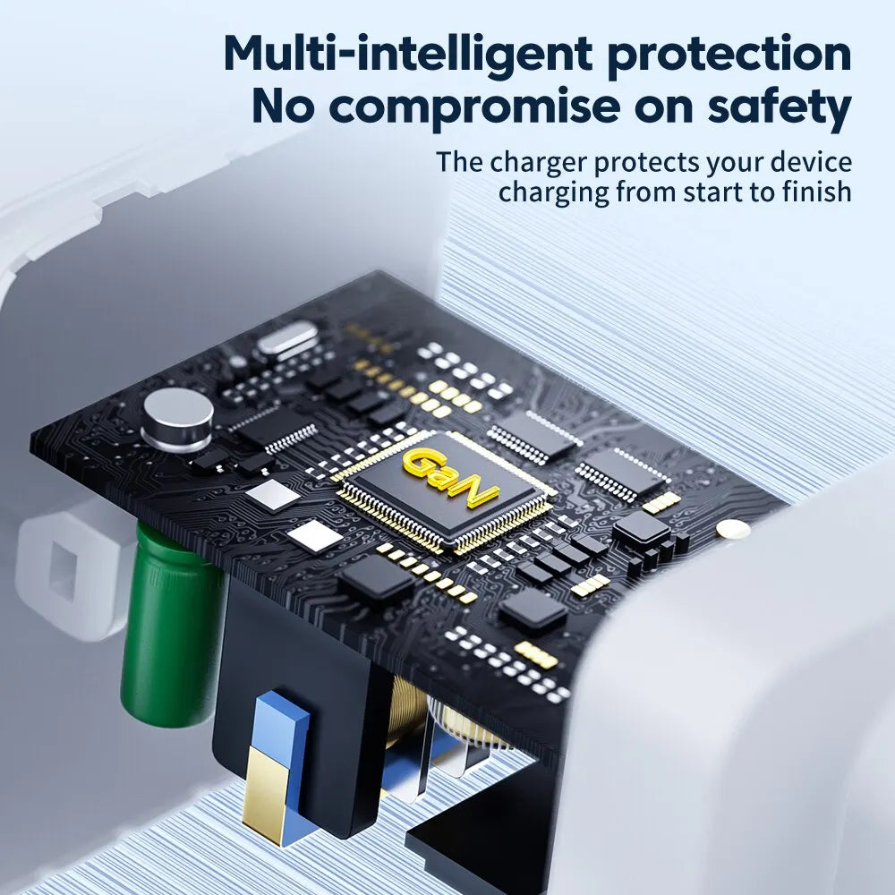Toocki 67W GaN USB C Charger 65W Quick Charge QC 4.0 PD 3.0 45W Type C Fast USB Charger For iPhone 16 15 14  Pro Samsung MacBook