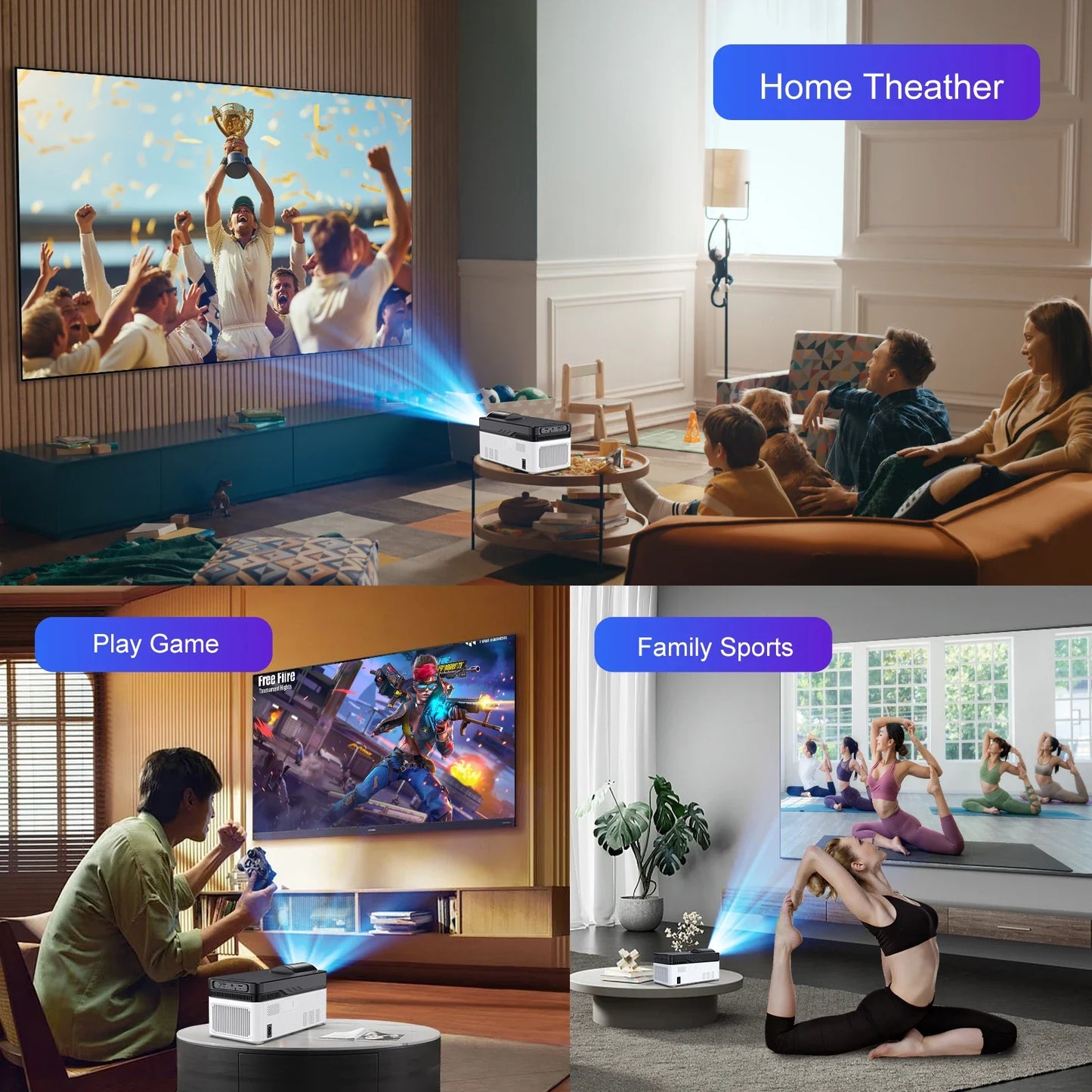 Magcubic HY450 8K Ultra Short Throw Projector