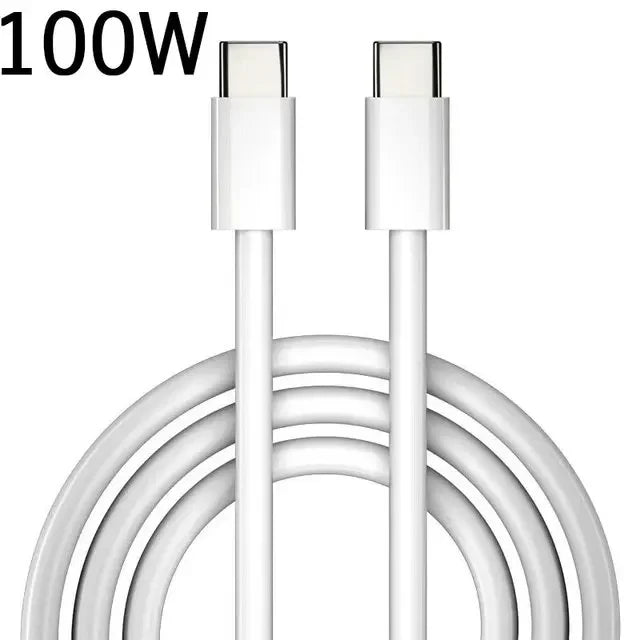 PD 100W  USB C to USB Type C Cable Fast Charge Data Cable For Huawei Samsung Xiaomi Macbook iPad Data Line Type C To Type C