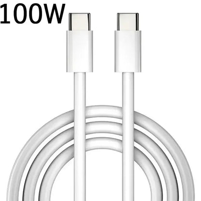 PD 100W  USB C to USB Type C Cable Fast Charge Data Cable For Huawei Samsung Xiaomi Macbook iPad Data Line Type C To Type C