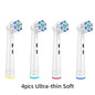 4/8PCS Replacement Brush Heads for Oral B Electric Toothbrushes Floss Cross Action 3D Pro White Precision Standard Daily Clean