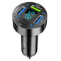 66W 4 Ports USB Car Charger Fast Charging PD Quick Charge 3.0 USB C Car Phone Charger Adapter For iPhone 13 12 Xiaomi Samsung