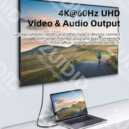 USB C to USB Type C 3.1 Gen2 10Gbps Thunderbolt 3 4K@60Hz Cable PD100W 5A Fast Charging Cable For MacBook Pro Steam Deck Samsung