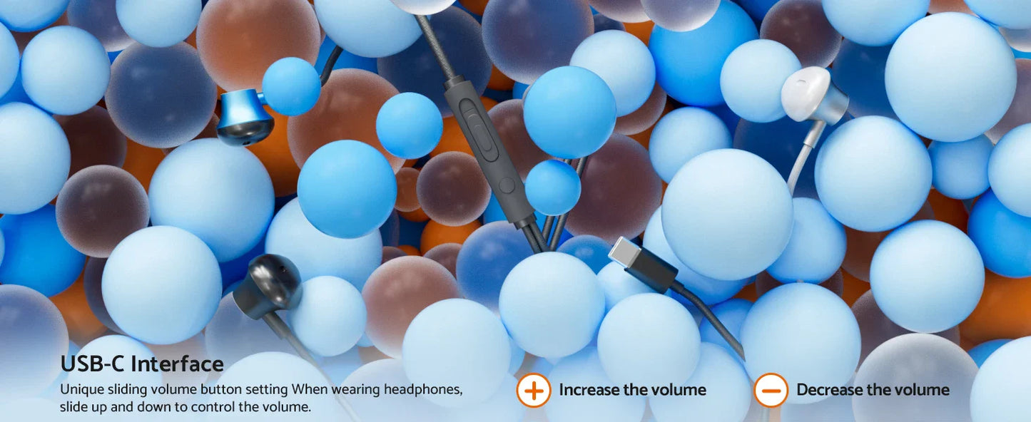 For Samsung Headphones HiFi Surround Sound In-ear USB Type C 3.5mm With wire control Wired Earplugs For Galaxy S24 S23 S22 Ultra