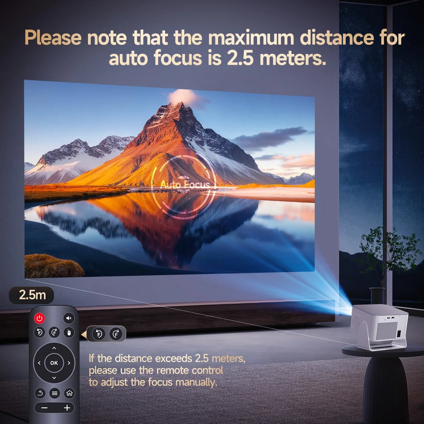 Magcubic Auto Focus Projector HY350Max