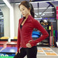 2024 Long Sleeve Sports Jacket Women Zip Fitness Yoga Shirt Winter Warm Gym Top Activewear Running Coats Workout Clothes Woman