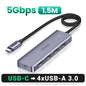UGREEN USB C Hub 4 Ports USB Type C to USB 3.0 Hub Splitter Adapter for MacBook Pro iPad Pro Samsung Galaxy Note 10 S10 USB Hub