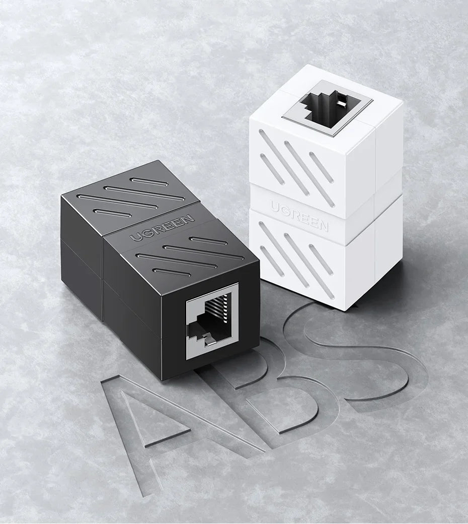 UGREEN Connecteur RJ45 Rallonge Réseau Ethernet pour Câble Ethernet Cat7 Cat6 Cat5e Adaptateur Gigabit Femelle à Femelle